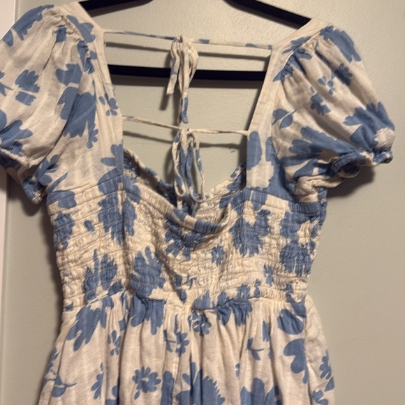 American Eagle Outfitters Blue and White Floral Mini Dress - Picture 4 of 6